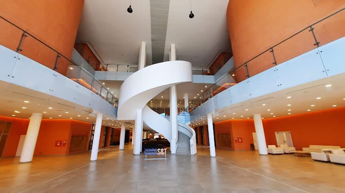 UM6P Modern Interior with Spiral Staircase